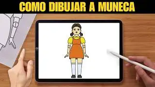 Como Dibujar Muneca | El Juego del Calamar | Paso a Paso