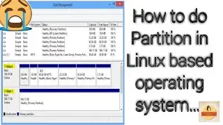 How to create a partition in Linux(hindi)?? | Partition kaise banaye Linux mein in hindi? | Windows
