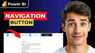 How To Create Page Navigation Button In Power BI (Easiest Way) (2025 Guide)