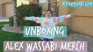 Alex Wassabi Merch  Unboxing!