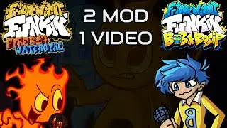 Friday Night Funkin Ateş ve Su I Bob and Bosip Mod Ex Zorluk