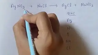 How to balance: AgNO3 + NaCl = AgCl + NaNO3