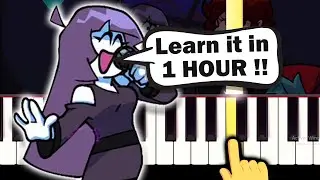 Friday Night Funkin - EEEAAAOOO + Lila - EASY Piano tutorial