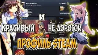 КРАСИВОЕ И ДЕШЕВОЕ ОФОРМЛЕНИЕ STEAM | КАК СДЕЛАТЬ КРАСИВЫЙ СТИМ ПРОФИЛЬ?