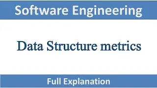 Data structure metrics | software engineering | software metrics | data structure metric | ipu