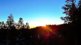 Flying Into the Golden Hour DJI Mini 4 Integra FPV Goggles