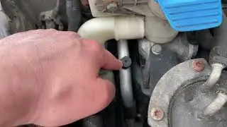 Locating the Low-Pressure AC Service Port on VW Jetta