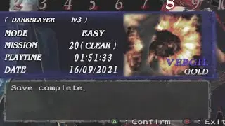DMC3;SE's Vergil EASY Speedrun (1:51:33)