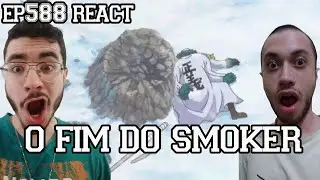 SMOKER VAI DE ARRASTA ??? - One Piece Episódio 588 REACT