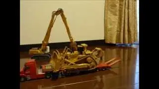 CAT D11R  Stop motion ミニチュア　パラパラ動画