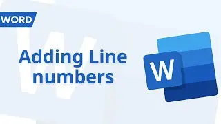 Word  Tutorial | Adding Line numbers