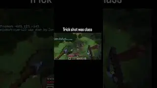 minecraft trick shot #minecraft #shorts #herobrine
