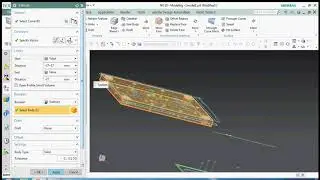 Siemens NX 2D drawing converts to 3D model| tutorial