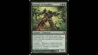 Mono green infinite Landfall combo! Ashaya 