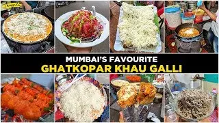 Ghatkopar Khau Galli, Mumbai | Indian Street Food 2019 | Dosa, Sandwich, Gola & more
