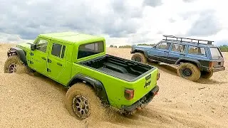 Desert Domination: Jeep Gladiator vs Jeep Cherokee vs Toyota FJ 45 vs Toyota Land Cruiser 76