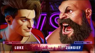 Street Fighter 6 - Luke Vs Zangief (#instabardoo Vs #wafasama )