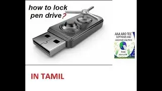 எப்படி எந்த ஒரு app அல்லது software இல்லாமலும் pendriveவை lock செய்வது எப்படி??🤔🤔