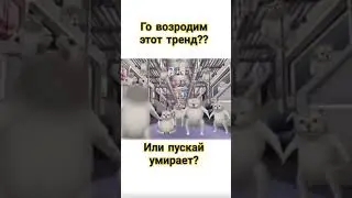Го возродим этот тренд?? Или пускай умирает? #мем #котики #коты  #прощай #поющиекоты #котыприколы