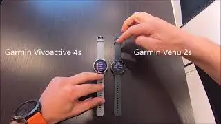 Scherm/screen Garmin Venu 2s VS Garmin Vivoactive 4s