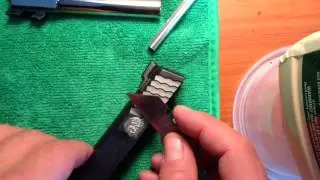 How to: Color fill engravings on pistol