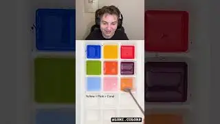 Can make every color with blue, yellow and red