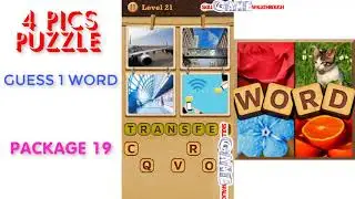 4 Pics Puzzle: Guess 1 Word | Package 19 | Level 1 - 50 | All Answers | Walkthrough