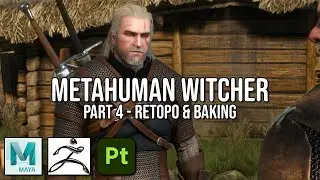MetaHuman Witcher - Part 4 ReTopo Gloves