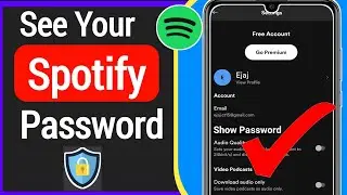How To See Spotify Password If You Forgot | how to see your spotify password