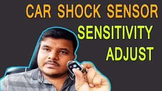 Maruti Car Shock Sensor Sensitivity Adjustment #n of wheel
