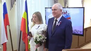 Торжественное вручение паспортов и знаков Юнармейской доблести