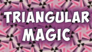 I Can’t Stop Admiring! Quilt block “Magic Triangle”