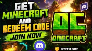 🔥 Get Minecraft FREE & Redeem Code |  Join OneCraft Discord Server Now 
