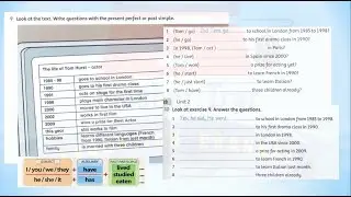 present perfect and past simple
