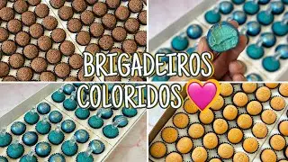 VLOG| FINALIZANDO BRIGADEIROS COLORIDOS E PERSONALIZADOS 💙 | BRIGADEIRO ALCOÓLICO | Letícia Borgheti