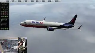 P3D v5.2 Test Flight - EGHH to EDDS - PMDG 739 - SLC Sound Pack Test - Overhead Panel - TQ - MCP