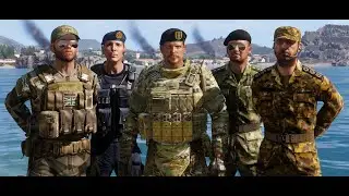 Сбегаем из Таноа с бандой | Arma 3