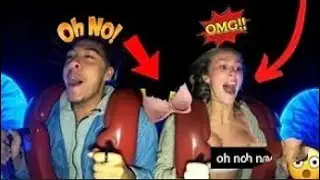Girls Passing Out #16 Funny slingshot Ride
