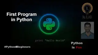 First Program in python [P02]  