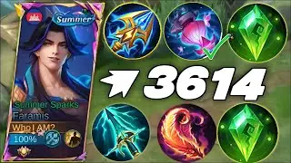 GLOBAL FARAMIS FULL DAMAGE BUILD 2025!! 💀 | FARAMIS BEST BUILD - MLBB