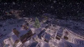 Minecraft Festive Mash Up In Game Music - Overworld Kyoto and Flake