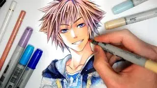【COPIC SPEEDPAINT】Kingdom Hearts Sora