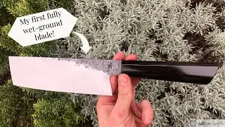 Forging a Nakiri Kitchen Knife | PeacefulBuilds #1