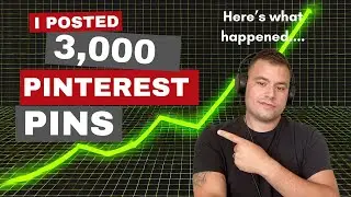 I posted 3000 pins on pinterest....Here are the results!