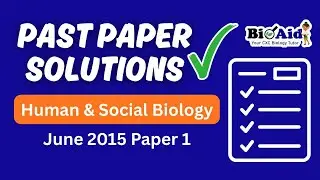 CSEC Human and Social Biology June 2015 Paper 1