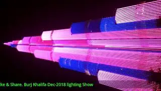 Dubai Burj Khalifa new year show 31st Dec 2018 New year 2019