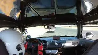 S2K Battle on 3 year old tires with Track Master