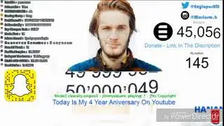 PewDiePie hit 50million | Пьюдипай ударил 50 миллионов!