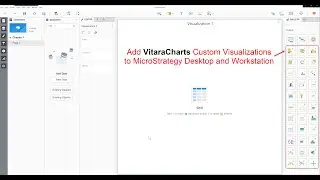 Add Vitara Charts custom Visualizations to MicroStrategy Desktop and Workstation