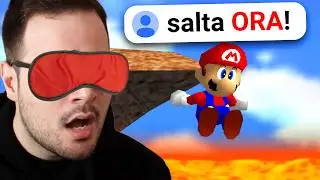 Super Mario 64 BENDATO ma la CHAT mi GUIDA